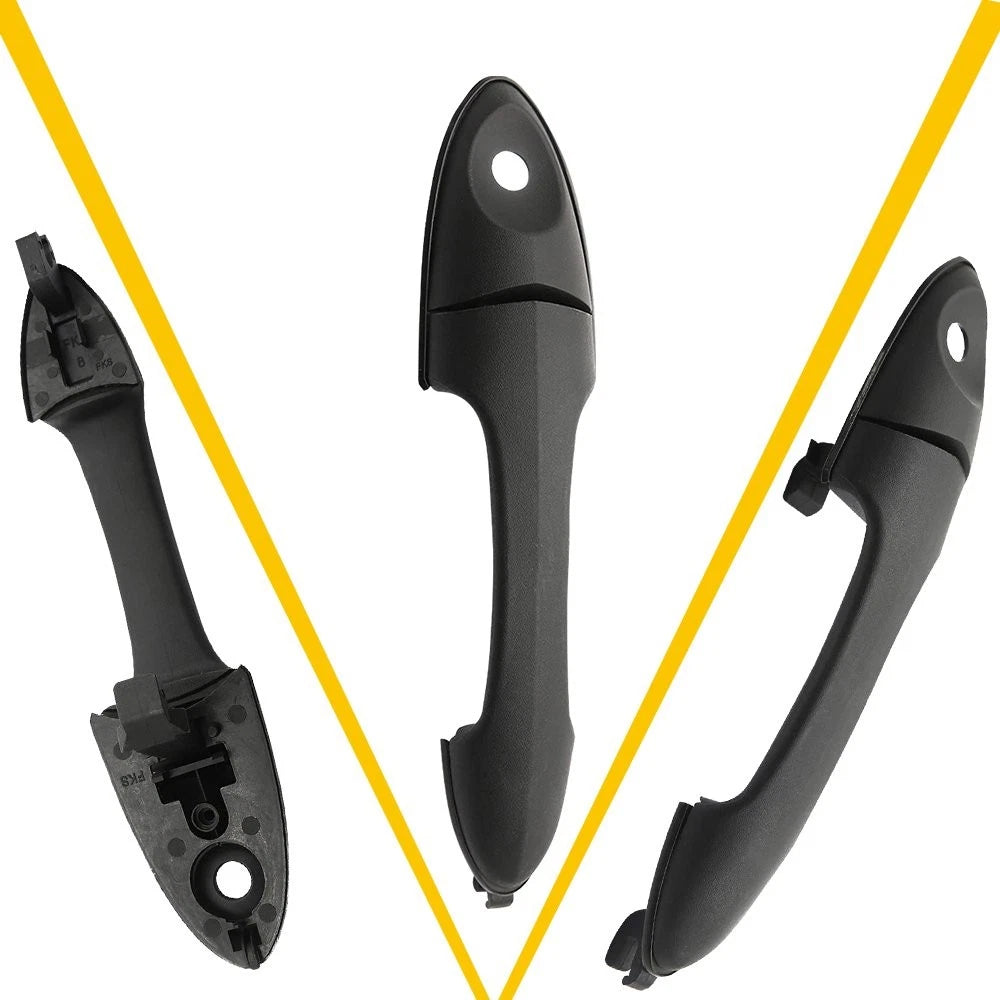 Set of 4 Exterior Door Panel Handles for Ford Escape Hybrid (2005–2007)