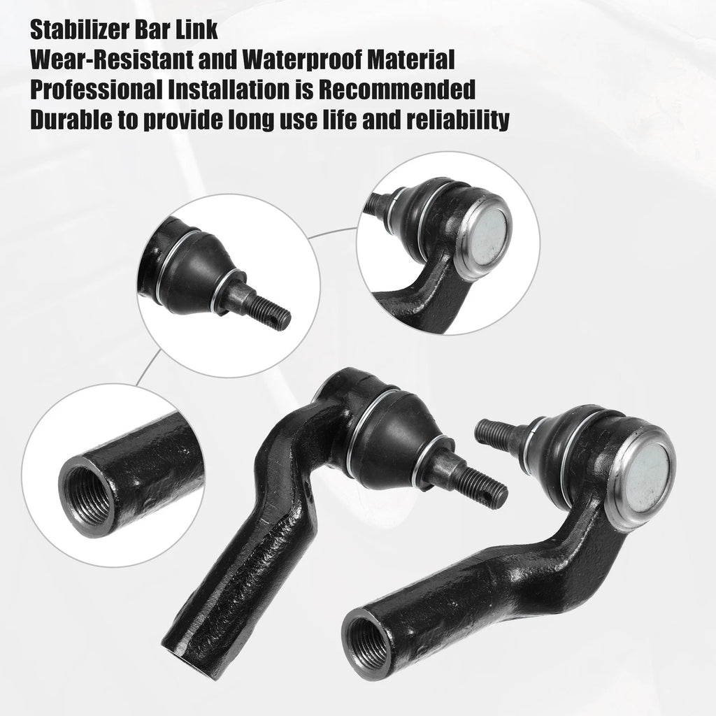 6 Pcs Tie Rod End Link for Mazda 3 (2004–2013)