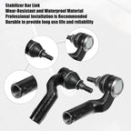 6 Pcs Tie Rod End Link for Mazda 3 (2004–2013)