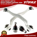 Set of 4 Lower Control Arms with Ball Joints for Mercedes-Benz W211 (2003–2009)