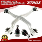 Set of 4 Lower Control Arms with Ball Joints for Mercedes-Benz W211 (2003–2009)