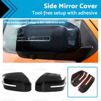 Side Mirror Cover for Mitsubishi Triton L200 (2023–2025) ABS Carbon Fiber