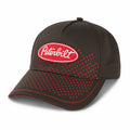 Peterbilt Truck Hat - Paragon Perforated Laser Cut Cap (Black/Red)