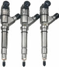 3X Fuel Injector 0445120027 for GM Chevrolet 6.6L Duramax LLY (2004.5–2005)