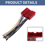 Set of 2 Car Stereo CD Player Wiring Harness 70-7903 for Mazda 2 (2011–2014)