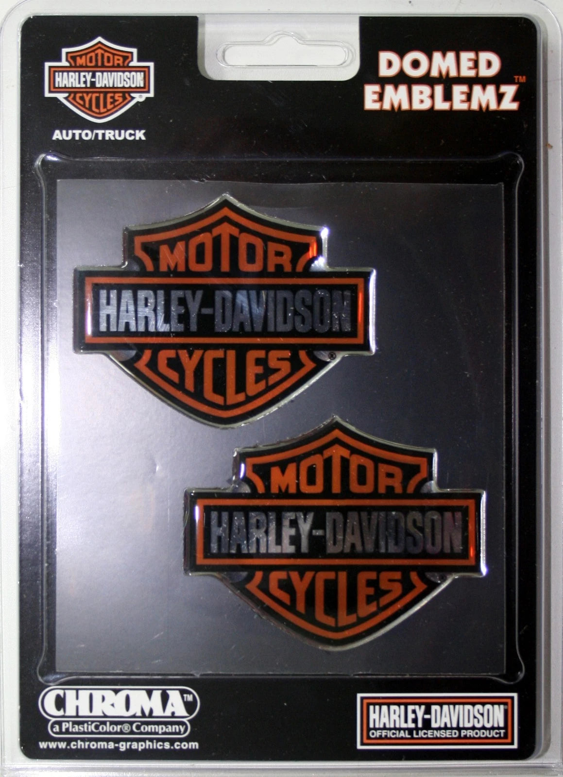 Chroma 5507 Domed Emblem Decal for Harley-Davidson