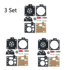 Set of 3 Carburetor Rebuild Kits for STIHL MS380 MS381 038 066 BING 48