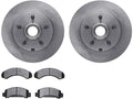 Front Brake Pad and Rotor Kit for Mazda B2300 (1994) TH951KV