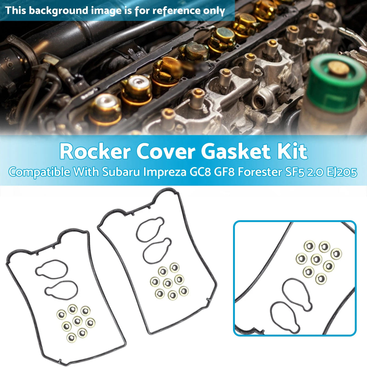 Rocker Cover Gasket Kit for Subaru Impreza WRX GC8 GM8 (1998–1999)