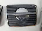Brake Clutch Gas Pedal Pad Kit with Chrome Trim for 1967-1968 Camaro Firebird