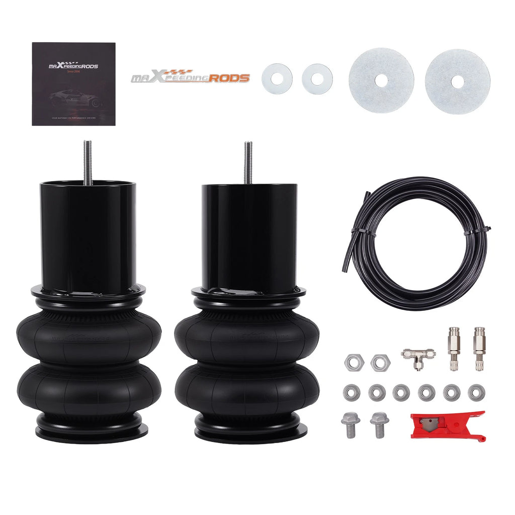 Rear Air Ride Suspension Bags Bracket Kit for Chevy Impala Caprice (1965–1970)