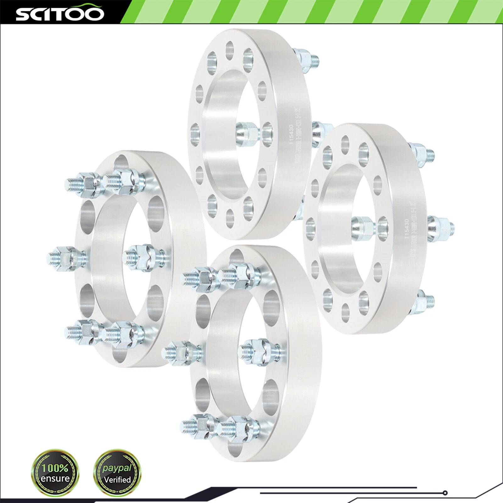 4Pcs 1.25" Wheel Spacers for Chevrolet Colorado (2006–2010) 6x5.5
