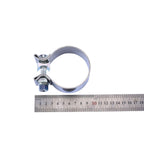 2Pcs 2.5” T409 Stainless Steel Exhaust Clamps for Universal Applications