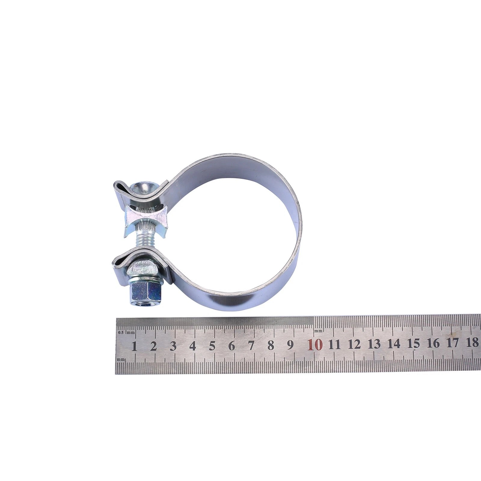2Pcs 2.5” T409 Stainless Steel Exhaust Clamps for Universal Applications