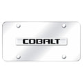 Chrome Name on Chrome License Plate - Officially Licensed for Chevrolet Cobalt