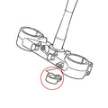 Front Brake Hose Line Clamp for Honda CR125R CR250R (1989–2007) 45468-KS7-830 Red