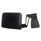 Set of 2 Black Manual Side View Mirrors for Jeep Wrangler (1987–2002)