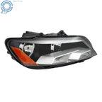 Halogen Headlight Assembly for Volkswagen Passat (2012-2015) Passenger Side Black