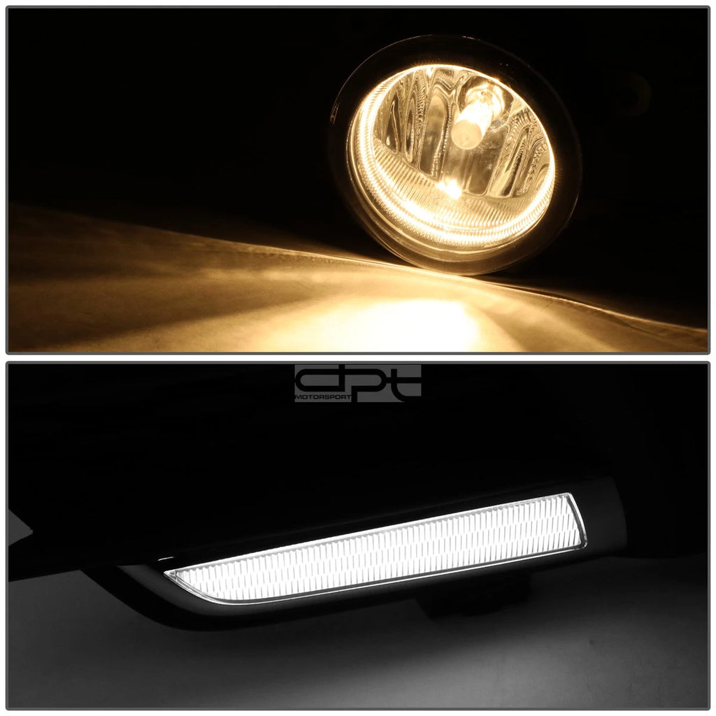 LED DRL Amber Lens Fog Lights Pair for Honda Civic FC FK (2016–2017)