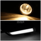 LED DRL Amber Lens Fog Lights Pair for Honda Civic FC FK (2016–2017)