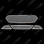 Honeycomb Lower Stainless Chrome Mesh Grill for Ford Taurus SHO (2013-2019)