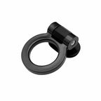 Sporty Racing Black ABS Tow Hook Decoration Ring for Audi A4 (2015-2015)