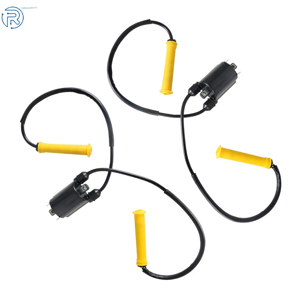 Ignition Coil Set of 2 w/ Wire Cap for Honda VTX1300C 1300R 1300S 1300T