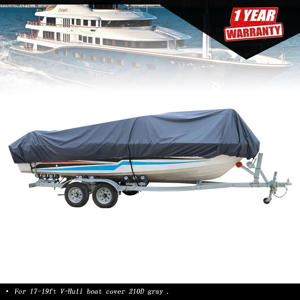 Boat Cover for FT 210D (2017–2019) V-Hull Trailerable Waterproof