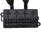 12V Pre-Wired Fuse Relay Box w/ 4 x 40A Relays & 12 Fuses for Car Marine Boat