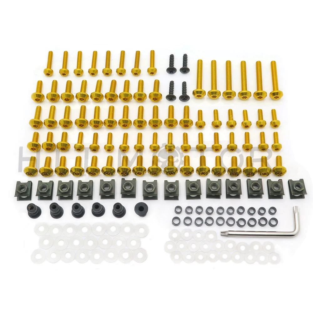 CNC Fairing Bolt Kit for Benelli Tornado Tre 1130, 302R, Tre 900 (2005–2015)