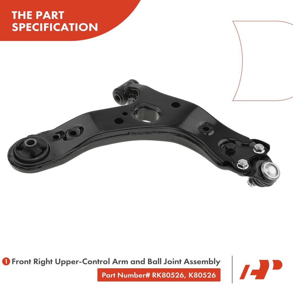 Front Left Lower Control Arm with Ball Joint for Toyota RAV4, Lexus NX200t (2017–2025)