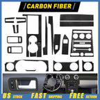 22Pcs Carbon Fiber Interior Trim Cover for Ford Mustang (2005–2009)