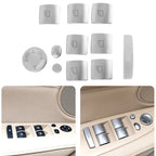 Silver Switch Button Cover Trim for BMW 3 Series X6 E70 E71 E84 E90