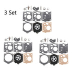Set of 3 Carburetor Diaphragm Repair Kit for McCulloch Homelite Echo K10-SDC