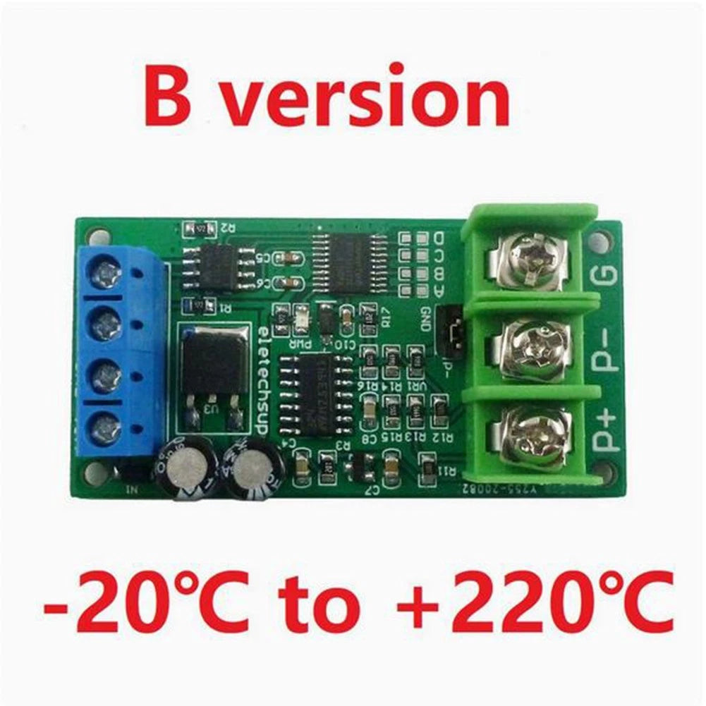 RS485 PT100 Temperature Detector Converter for Modbus RTU (9600 Baud)