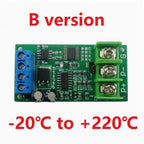 RS485 PT100 Temperature Detector Converter for Modbus RTU (9600 Baud)