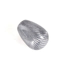 Universal JDM Silver Carbon Fiber Manual Gear Shift Knob Shifter Lever