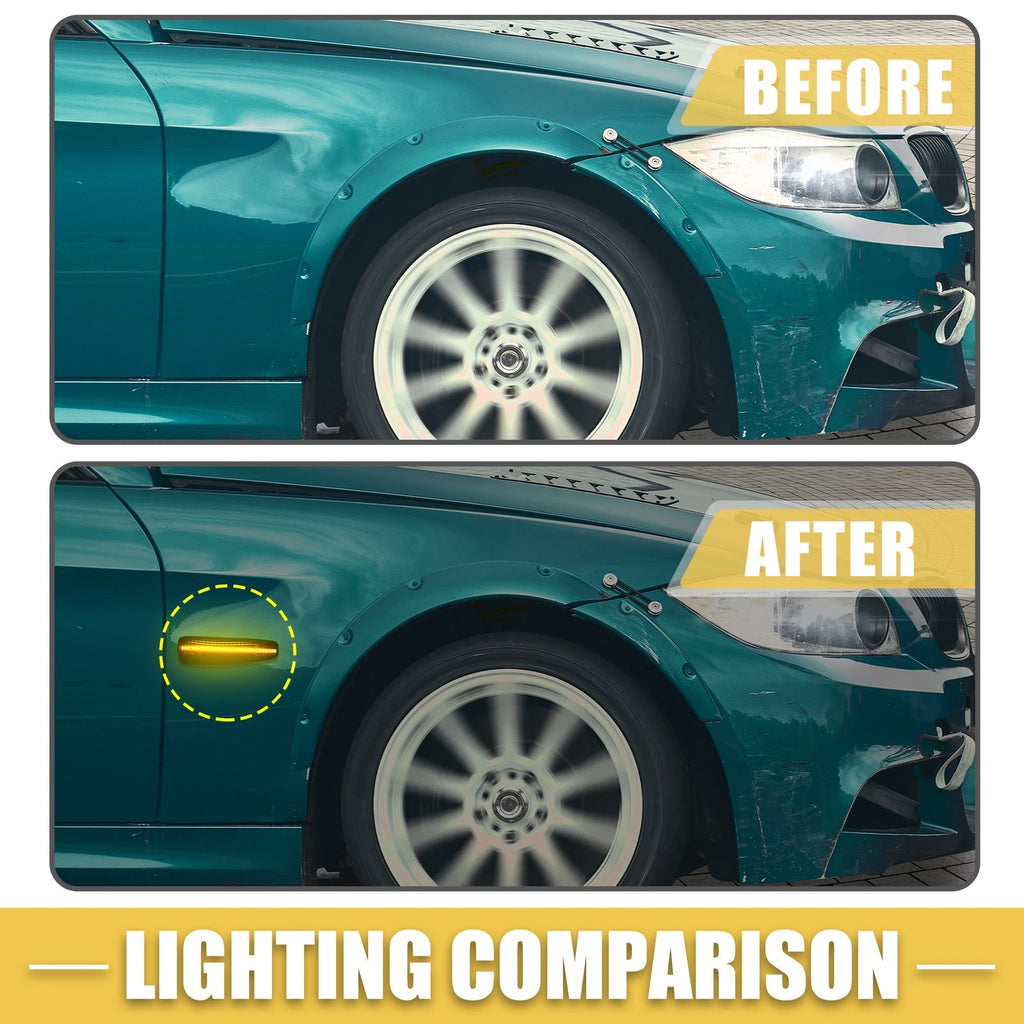 2X Front LED Side Marker Light 8351A001 for Mitsubishi 