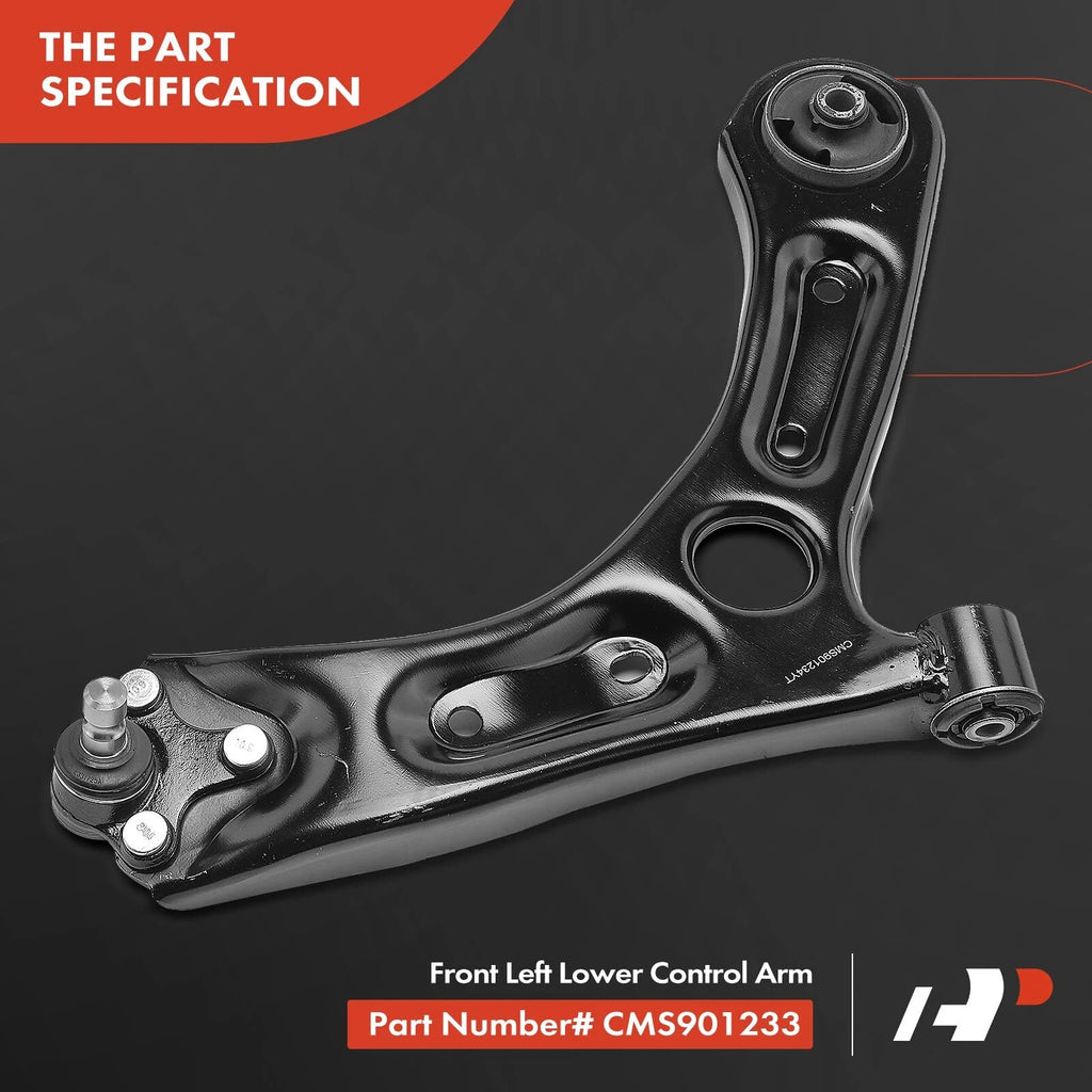 2X Front Lower Control Arm with Ball Joint for Hyundai Sonata (2011-2019)