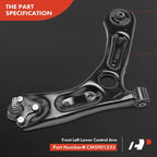 2X Front Lower Control Arm with Ball Joint for Hyundai Sonata (2011-2019)