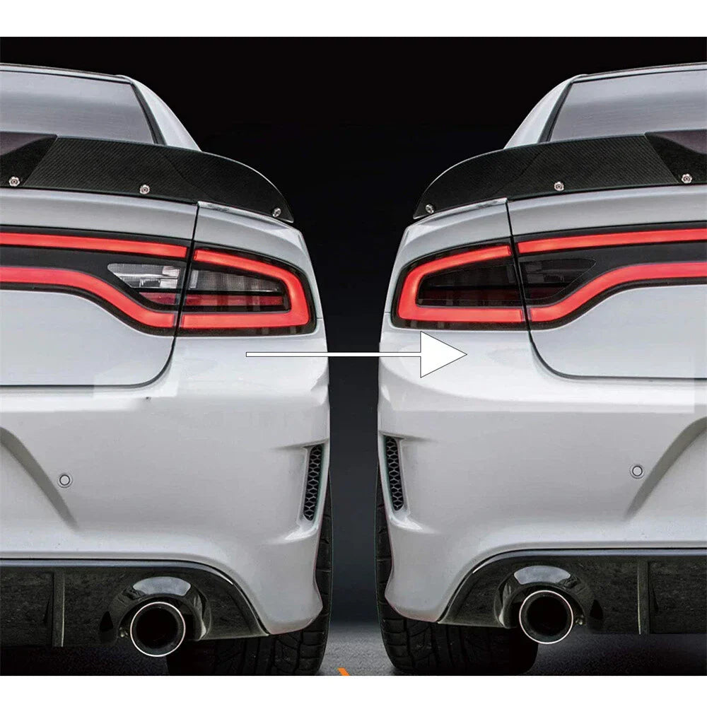 Smoked Rear Tail Light Overlays for Dodge Charger (2015-2023)