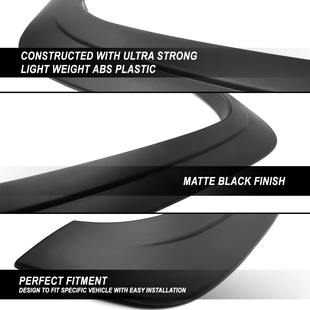 Set of 4 Wheel Cover Fender Flares for Ford F150 Pickup (2004–2008)