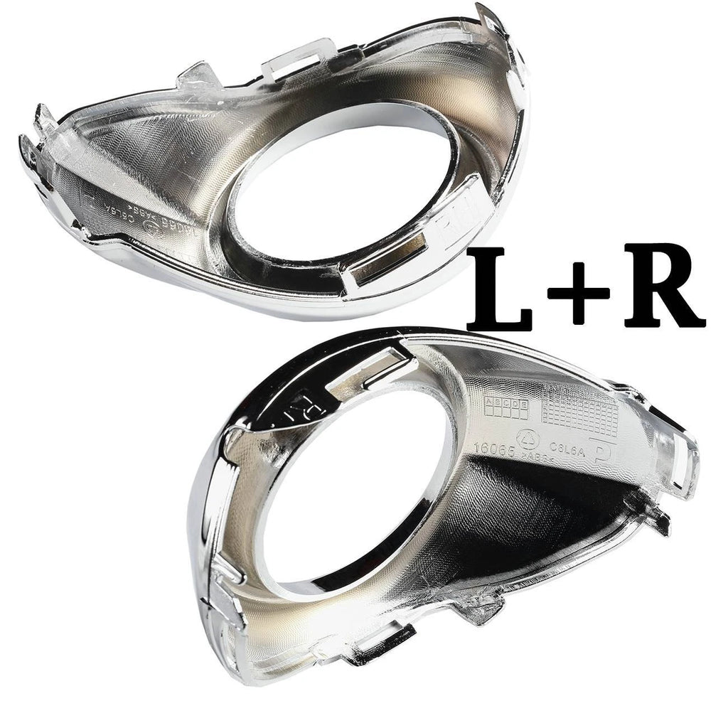 Set of 2 Chrome Fog Lamp Light Covers for Ford Focus (2012–2014)
