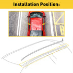 Roof Trim Molding Kit for Honda Civic Sedan 2012–2015 (LH & RH)