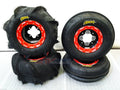 DWT G3 Beadlock Wheels & ITP Sand Star Paddle Tires Kit for TRX 450R 250R