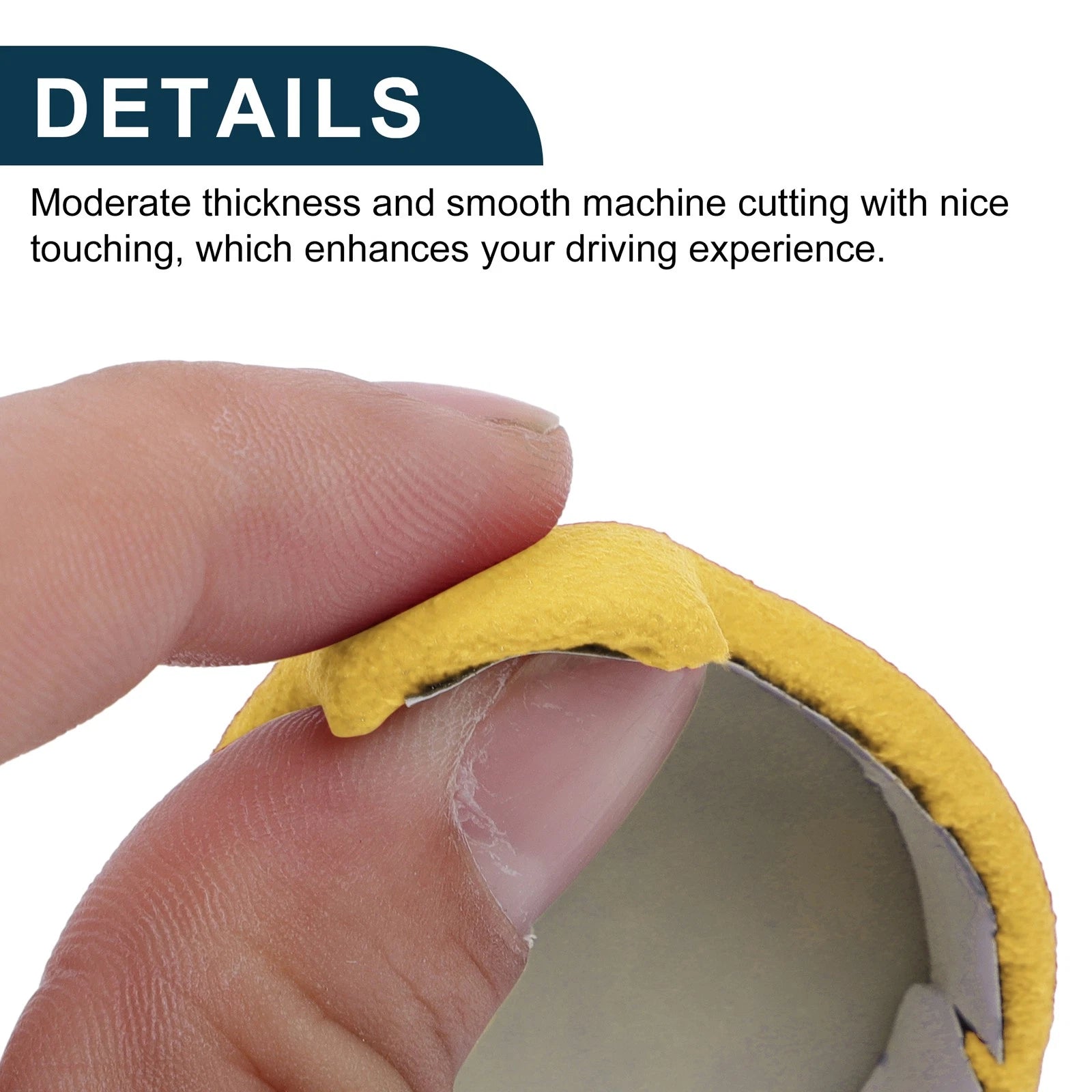 Gear Shift Knob Decorator Cover for Ford Mustang (2015–2021) Yellow
