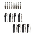 Set of 8 Denso Spark Plugs & NGK Ignition Coil Boots for Ford F-150 (1999)