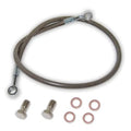 Streamline 2" Clear Extended Rear Steel Braided Brake Line for Kawasaki KFX400 (2003–2006)