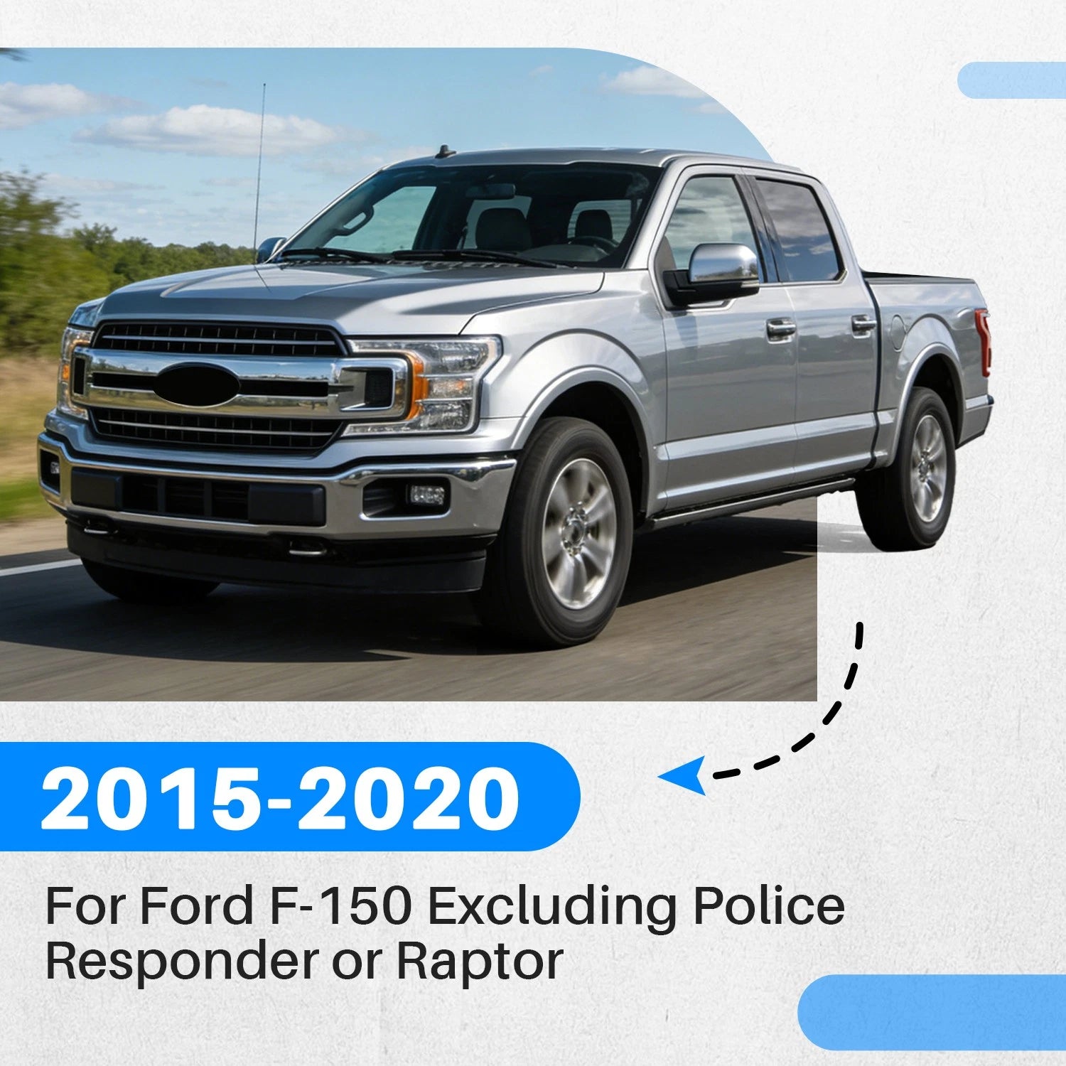30,000 lbs Double Lock Gooseneck Trailer Hitch for Ford F150 (2015–2020)