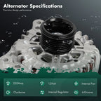 Alternator 220A for Audi Q7 (2013–2015) FG23S065 06E903023B